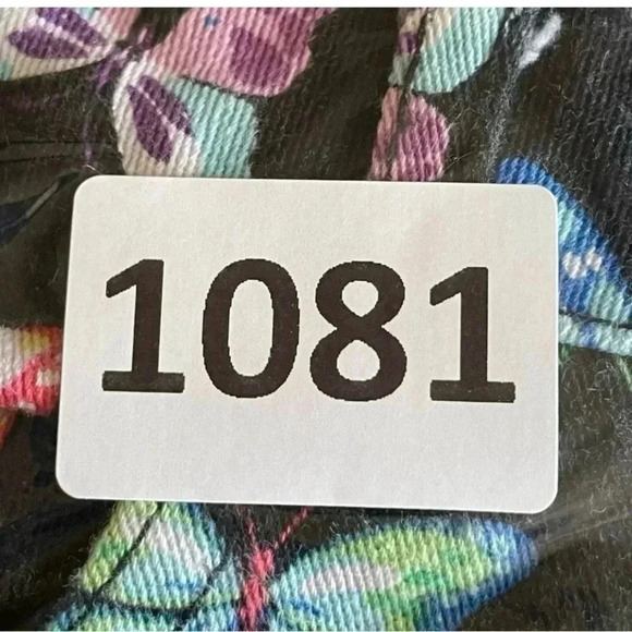 Disney Girls Butterfly Novelty Print Long Slim Jeans Pants SZ S (6-6x) # 1081 - Picture 8 of 8